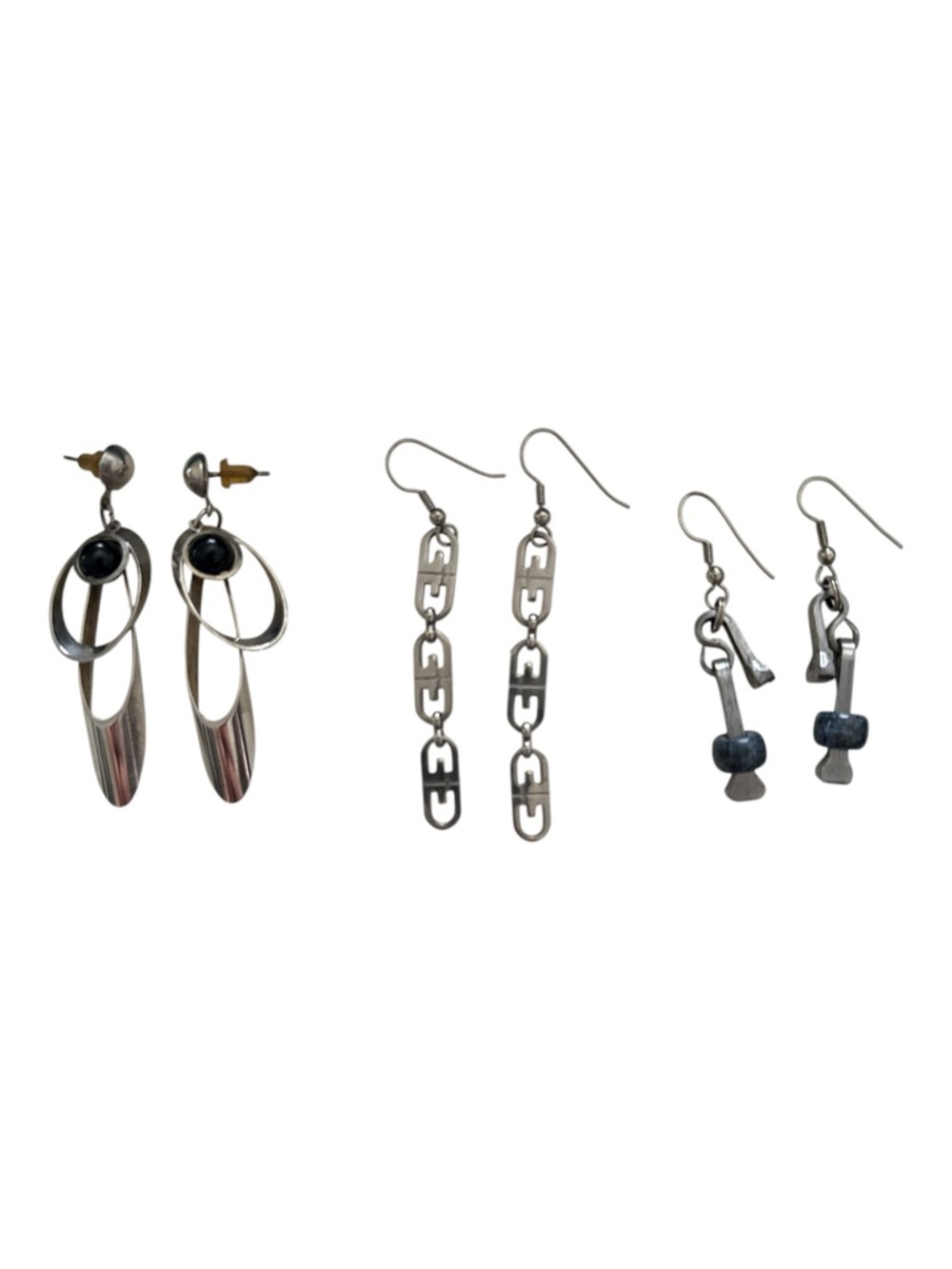 3 pair of 1980’s Dangle Earrings